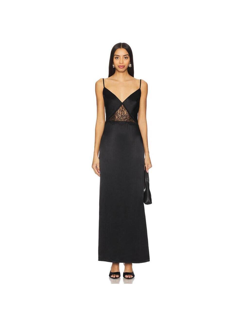 SNDYS Halliwel Maxi Dress in Black